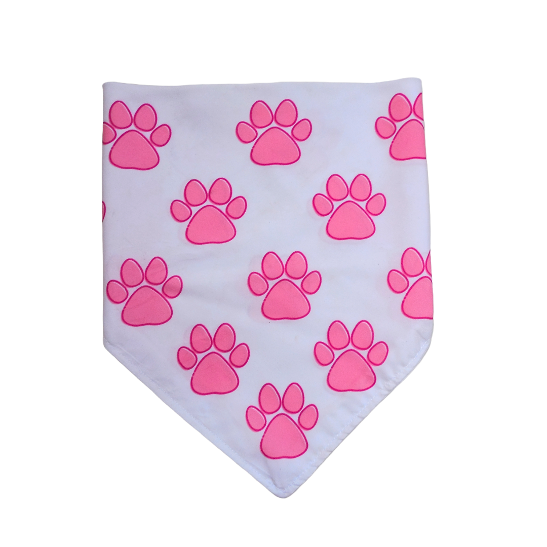 Pretty in Pink Paws Bandana