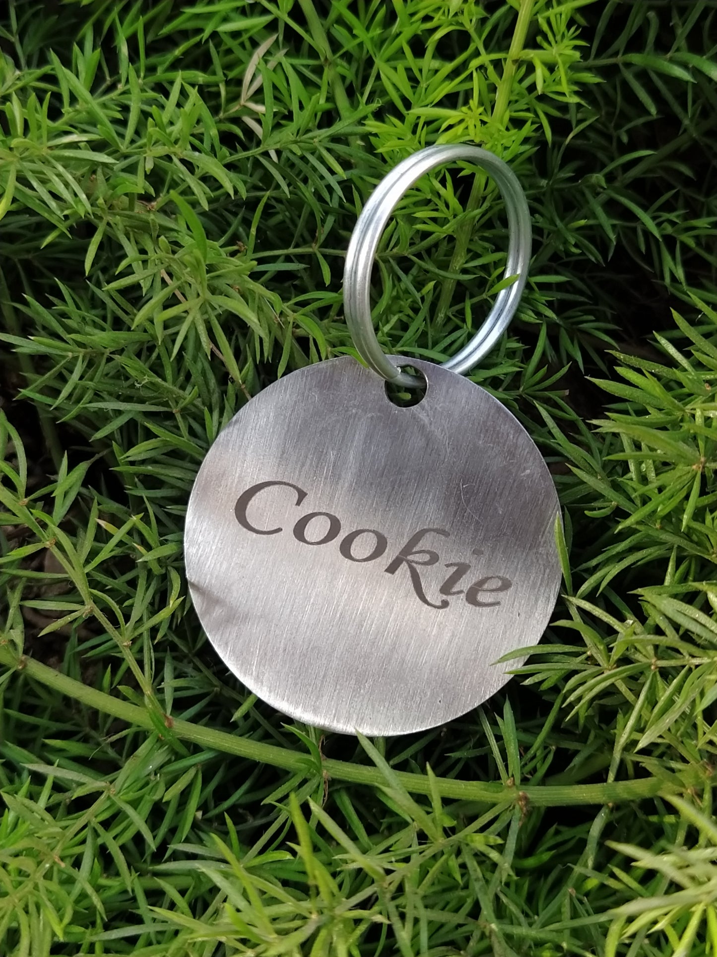 Personalised Pet Name Tag - Round